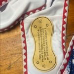 Vibrant Red and Blue Star Bikini Size L Photo 3