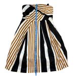 Moulinette Soeurs Anthropologie Striped Halter Dress Black Brown Size 4. GUC Photo 3