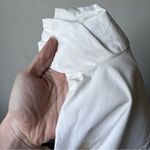 Madewell  White Button-Front Short-Sleeve Tiered Mini Dress XS Photo 7