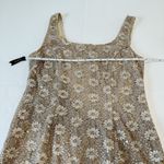Alex Evenings Champagne Lace Sequin Two Piece Jacket Sleeveless Dress Size 8P Photo 10