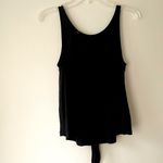 Loft  Cropped Tie Tank Top Color Black Size XS Photo 4