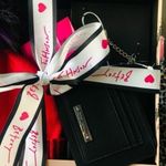 Betsey Johnson  Pink Pom Pom Beanie & Card Case Wallet Gift Set NWT Photo 2