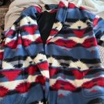 None BOHO SOUTHWESTERN FLEECE‎ SHACKET Photo 0