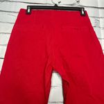 Old Navy Red Straight Leg Pants Y2K High Rise/Waist Business Casual SZ 8 Retro Photo 7