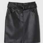 H&M Leather Skirt Photo 3