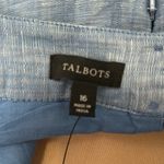 Talbots Linen Embroidered Scalloped Shift Dress Photo 9