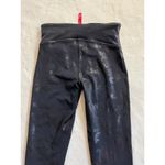 Spanx  Womens Faux Leather Camo Leggings‎ Camouflage Shiny Black Size Xsmall Photo 4