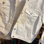 A New Day  Distressed cropped ShortSleeve White Denim Jacket Size XL NEW Photo 8