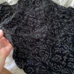 Macy's black velvet high neck sleeveless dress Photo 1