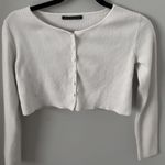 Brandy Melville Cropped Button Up Sweater Photo 0