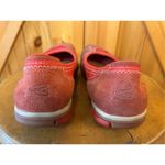 Keen  Mercer Ballerina CNX Ballet Womens Suede Flat Slip On Red Size US 8 EU 38.5 Photo 3
