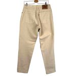 Levi's Vintage 90s Levi’s 550 Relaxed Fit Tapered Leg Ecru Denim High Rise Irregular Photo 9