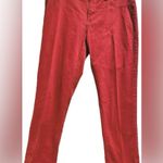 a.n.a  cropped pants - dark red - size 14 Photo 7