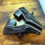 NYDJ  Black Heeled Loafers Size 10 Photo 6