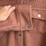 Soft Surroundings Campera Shacket Rose Pink Mauve Teddy Jacket Coat Size Large Photo 4