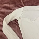 Boutique White Sweetheart Neck Sweater Photo 5