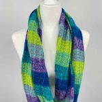 Bula Infinity Scarf Womens One Size Multicolor Knit Acrylic‎ 53" Green Photo 2