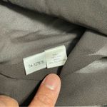 Ann Taylor Brown beige geometric silk  LOFT sheath knee-length dress 10P Photo 6