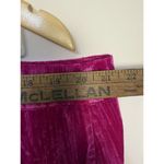 Cider  Crushed Velvet 3xL Pants Wide Leg Fushia Hot‎ Pink Holiday New Year Party Photo 2
