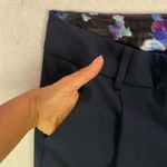 Savile Row Co. Womens Pants Size 10 Stretch Blue Pleated Mid Rise Cuffed Tapered Photo 5