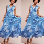 Anthropologie Cloud Nine Maxi Dress x Raga Blue/White Sleeveless Photo 1
