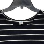 Old Navy Dress Size XS Black White Striped Womens Pullover LS Casual Comfortable Photo 1