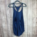 Make + Model  Navy Racerback Tank Top Photo 3
