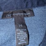 INC International Concepts Blue Jean Midi Dress Elegant Design Size 14 Photo 3