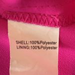 Do Be Womens Top Sz S Hot Pink Blouse V Neck Night Out Resort Wear Wrap Neckline Photo 5