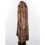 Vintage Long Brown Mink Sections Fur Coat Mint Size undefined Photo 3