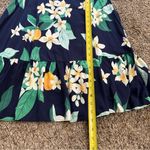 Old Navy  Orange Blossom Flower fruit leaves cami knee length fit n flare dress Photo 7