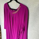 Tahari  Women's Plus 18 Pink 3/4 Sleeve Knee Length Dress Formal Photo 3
