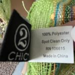 2 Chic Green Pink Orange Blue Purple White Scarf Photo 6