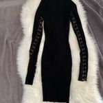 Hera Collection HERA  Ribbed Dress with Clasp Detial Photo 9