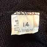 VTG Vivanti Black Sweater‎ Sequined Gold Bows Womens M/L READ for SIZE Glam 80s Photo 5