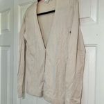 Boden Beige Tan Oatmeal Cream Button Up Down Front Cardigan Sweater Size 6 Photo 2