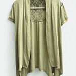 Chic Olive Green Women's Shrug Photo 0