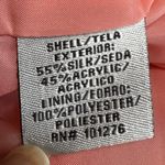 Ice Women's Pink Multi Fringe Silk Blend Tweed Blazer Jacket Size 8 Photo 6