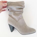 Kaari Blue  Gray Faux Suede Ankle Boot Photo 1