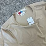 Free People fp beach beige t shirt maxi slit dress cover up size M NWT Photo 1