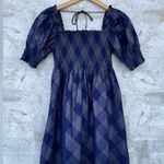 Hill House Home Athena Nap Dress Navy Glitter size small Blue Photo 0