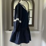 Tanya Taylor NEW Kirstie Dress, Navy & White, Size L New w/Tag Retail $445 Photo 7