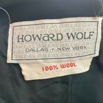 Vintage Howard wolf wool sequin floral long sleeve cardigan shirt shiny sm Photo 4