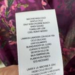 Kut From The Kloth  Purple Floral Chiffon Balloon Sleeve Button Up Blouse Size L Photo 5