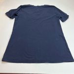 Lululemon  Womens‎ Size 6 Navy blue Short Sleeve Shirt Athletic Athleisure V-Neck Photo 6