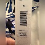 Tahari  Blue and White Zebra Print Bikini Bottom NWT Photo 4