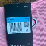 Nike NWT  Femme Ribbed Crop Top Pink Medium Photo 1