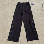 Rachel Roy Rachel  Rani Wide Leg High Waist Snap Leg Pant size 0 Photo 8