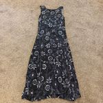 Liz Lange Women’s Black and White Patterned Maxi Dress Size PL Photo 9