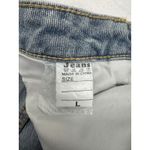 Distressed Graphic Jeans Ripped Mom Jeans High Waist Denim Pants L Blue Size 12 Photo 8